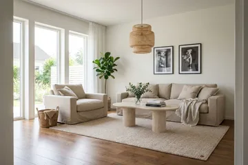 Valencia Extra Djup Fåtölj med avtagbar och tvättbar klädsel - Beige - Möbler - Fåtölj & stolar - Fåtölj