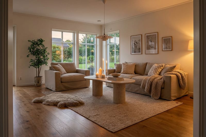 Valencia Extra Djup Fåtölj med avtagbar och tvättbar klädsel - Beige - Möbler - Fåtölj & stolar - Fåtölj