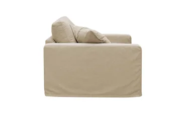 Valencia Extra Djup Fåtölj med avtagbar och tvättbar klädsel - Beige - Möbler - Fåtölj & stolar - Fåtölj