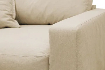 Valencia Extra Djup Fåtölj med avtagbar och tvättbar klädsel - Beige - Möbler - Fåtölj & stolar - Fåtölj