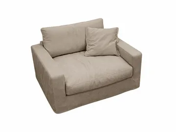 Valencia Extra Djup Fåtölj med avtagbar och tvättbar klädsel - Brun - Möbler - Fåtölj & stolar - Fåtölj