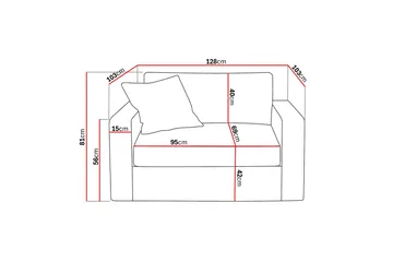 Valencia Extra Djup Fåtölj med avtagbar och tvättbar klädsel - Brun - Möbler - Fåtölj & stolar - Fåtölj