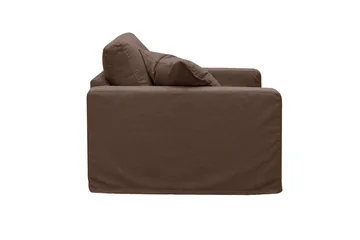 Valencia Extra Djup Fåtölj med avtagbar och tvättbar klädsel - Mörkbrun - Möbler - Fåtölj & stolar - Fåtölj