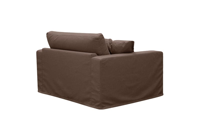 Valencia Extra Djup Fåtölj med avtagbar och tvättbar klädsel - Mörkbrun - Möbler - Fåtölj & stolar - Fåtölj