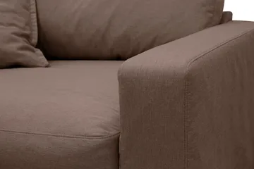 Valencia Extra Djup Fåtölj med avtagbar och tvättbar klädsel - Mörkbrun - Möbler - Fåtölj & stolar - Fåtölj