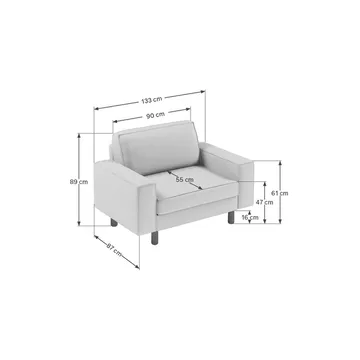 Vilsa Fåtölj - Senapsgul - Möbler - Fåtölj & stolar - Fåtölj
