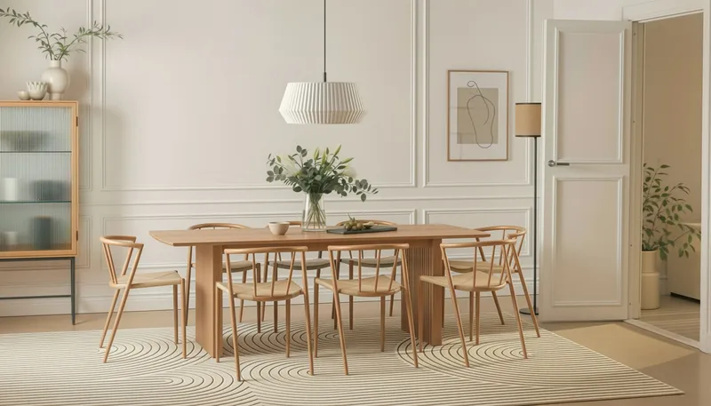 Winston Matstol - Beige / Metallben Ek - Möbler - Fåtölj & stolar - Matstol & köksstol