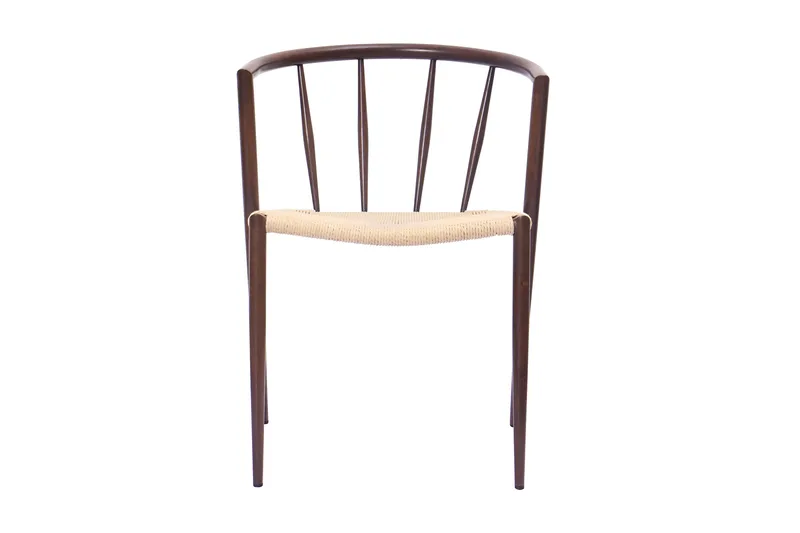 Winston Matstol - Beige / Metallben Rökt ek - Möbler - Fåtölj & stolar - Matstol & köksstol