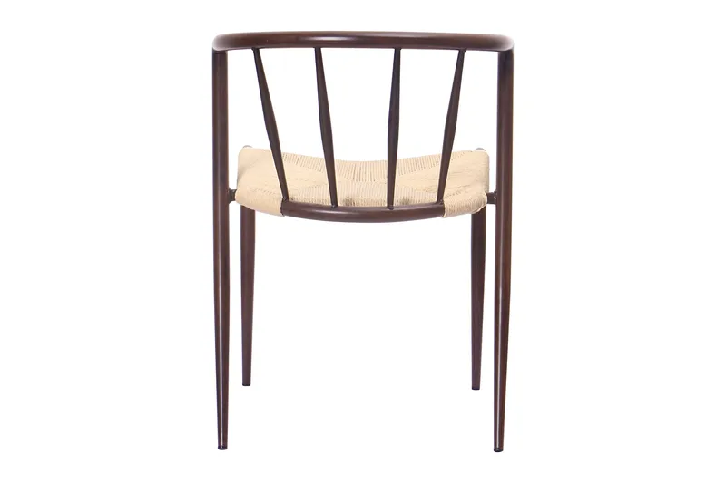 Winston Matstol - Beige / Metallben Rökt ek - Möbler - Fåtölj & stolar - Matstol & köksstol