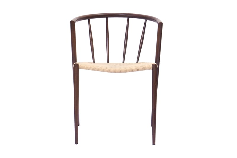 Winston Matstol - Beige / Metallben Rökt ek - Möbler - Fåtölj & stolar - Matstol & köksstol