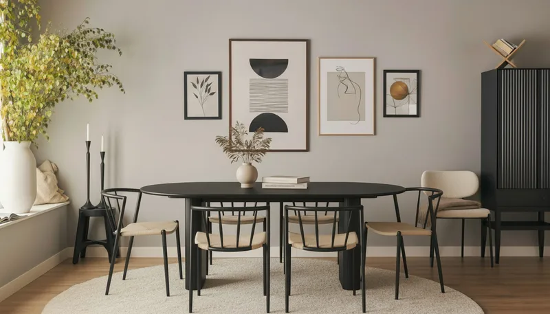 Winston Matstol - Beige / Metallben Svart - Möbler - Fåtölj & stolar - Matstol & köksstol