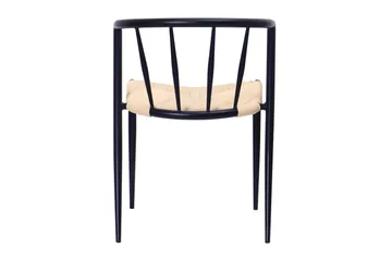 Winston Matstol - Beige / Metallben Svart - Möbler - Fåtölj & stolar - Matstol & köksstol