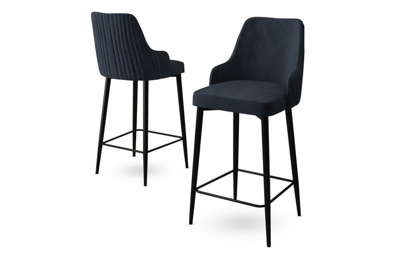 Ydra Bargrupp 45 cm - Antracit/Svart - Möbler - Fåtölj & stolar - Barstol & barpall