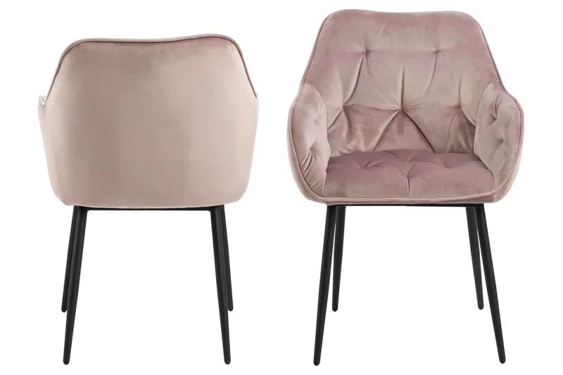 Zabinka Karmstol - Rosa - Möbler - Fåtölj & stolar - Matstol & köksstol