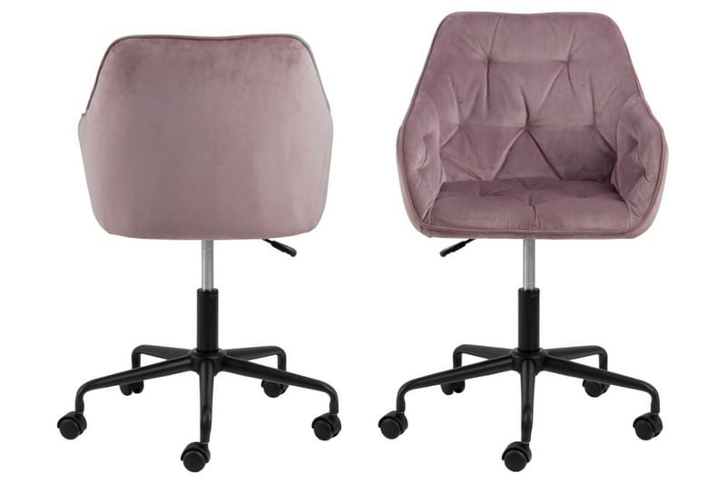 Zabinka Kontorsstol - Rosa - Möbler - Fåtölj & stolar - Kontorsstol & skrivbordsstol