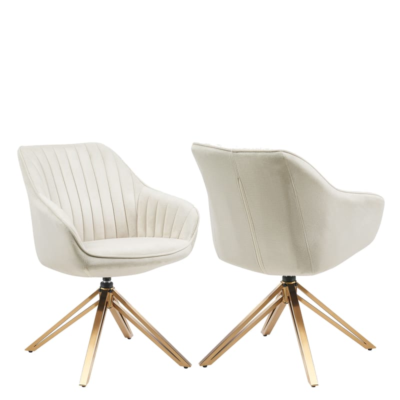 Zerlin Kontorsstol - Beige - Möbler - Fåtölj & stolar - Kontorsstol & skrivbordsstol