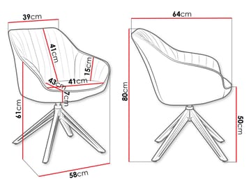 Zerlin Kontorsstol - Beige - Möbler - Fåtölj & stolar - Kontorsstol & skrivbordsstol