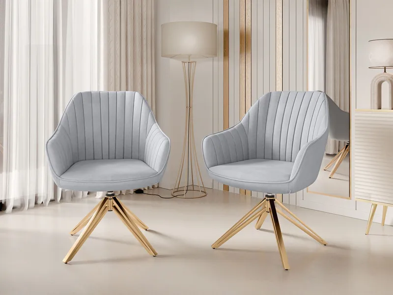 Zerlin Kontorsstol - Grå - Möbler - Fåtölj & stolar - Kontorsstol & skrivbordsstol