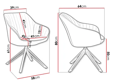 Zerlin Kontorsstol - Grå - Möbler - Fåtölj & stolar - Kontorsstol & skrivbordsstol