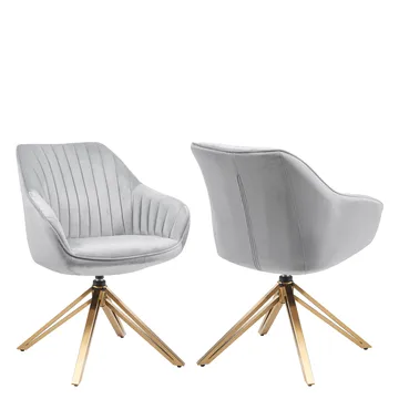 Zerlin Kontorsstol - Grå - Möbler - Fåtölj & stolar - Kontorsstol & skrivbordsstol