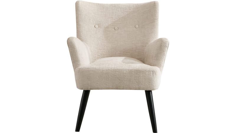 Zevani Fåtölj i bouclet - Cream - Möbler - Fåtölj & stolar - Fåtölj