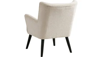 Zevani Fåtölj i bouclet - Cream - Möbler - Fåtölj & stolar - Fåtölj