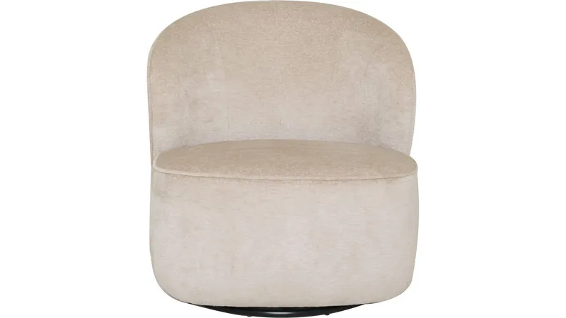 Zorevi Fåtölj med snurrfunktion i tyg - Beige - Möbler - Fåtölj & stolar - Fåtölj