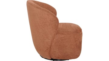 Zorevi Fåtölj med snurrfunktion i tyg - Rostbrun - Möbler - Fåtölj & stolar - Fåtölj