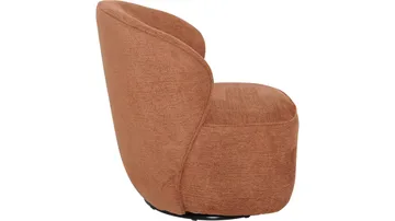 Zorevi Fåtölj med snurrfunktion i tyg - Rostbrun - Möbler - Fåtölj & stolar - Fåtölj