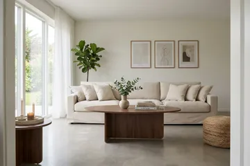 Valencia Extra Djup 5-sits Soffa med avtagbar och tvättbar klädsel - Beige - Möbler - Soffa