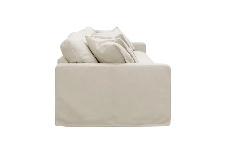 Valencia Extra Djup 5-sits Soffa med avtagbar och tvättbar klädsel - Beige - Möbler - Soffa