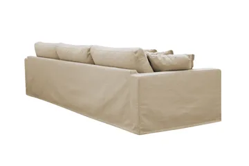 Valencia Extra Djup 5-sits Soffa med avtagbar och tvättbar klädsel - Beige - Möbler - Soffa