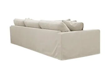 Valencia Extra Djup 5-sits Soffa med avtagbar och tvättbar klädsel - Beige - Möbler - Soffa