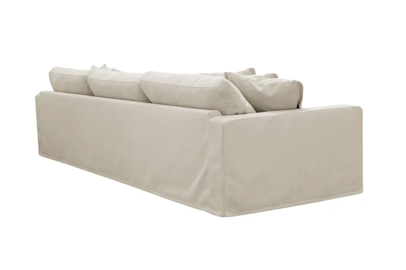 Valencia Extra Djup 5-sits Soffa med avtagbar och tvättbar klädsel - Beige - Möbler - Soffa