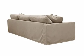 Valencia Extra Djup 5-sits Soffa med avtagbar och tvättbar klädsel - Brun - Möbler - Soffa