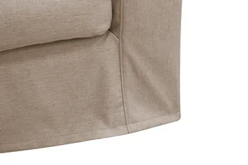 Valencia Extra Djup 5-sits Soffa med avtagbar och tvättbar klädsel - Ljusbrun - Möbler - Soffa