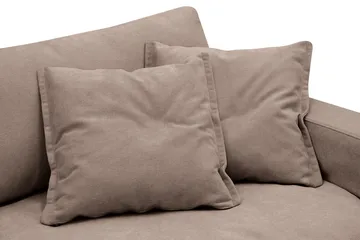 Valencia Extra Djup 5-sits Soffa med avtagbar och tvättbar kl ädsel - Mörkbrun - Möbler - Soffa