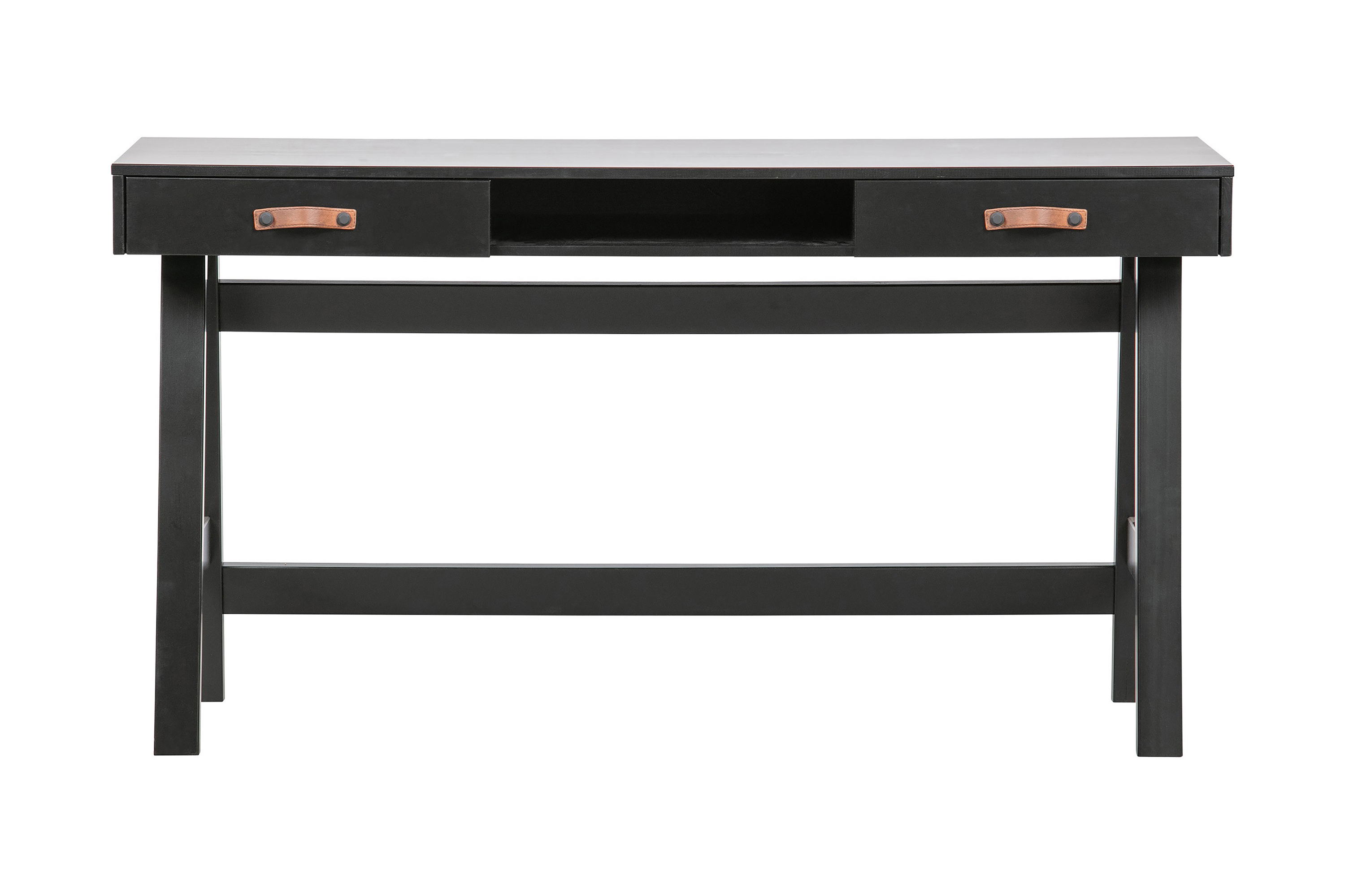 Barnskrivbord Shirrell 140 cm Svart