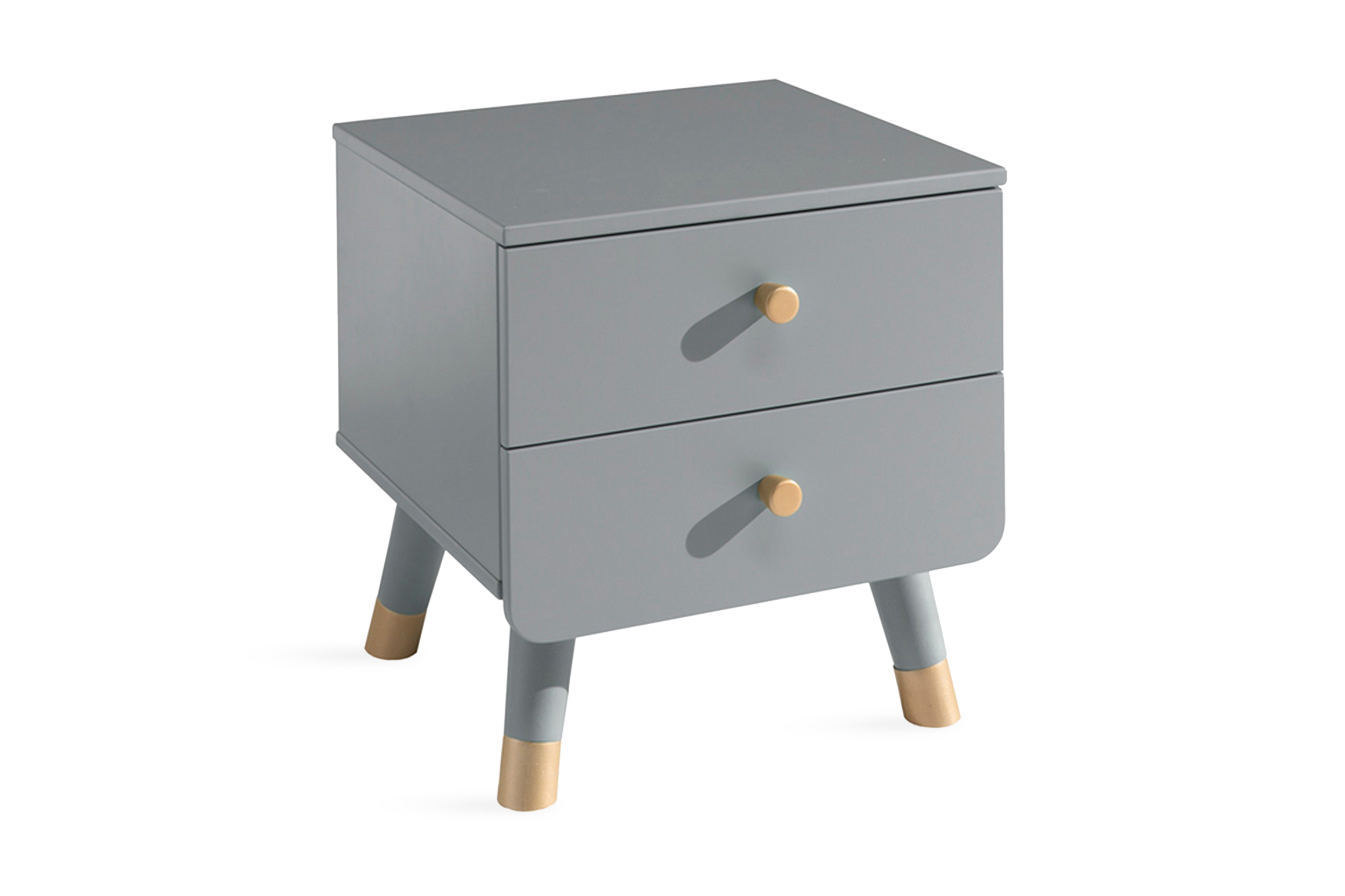 Sängbord Plingshult 43 cm Grå