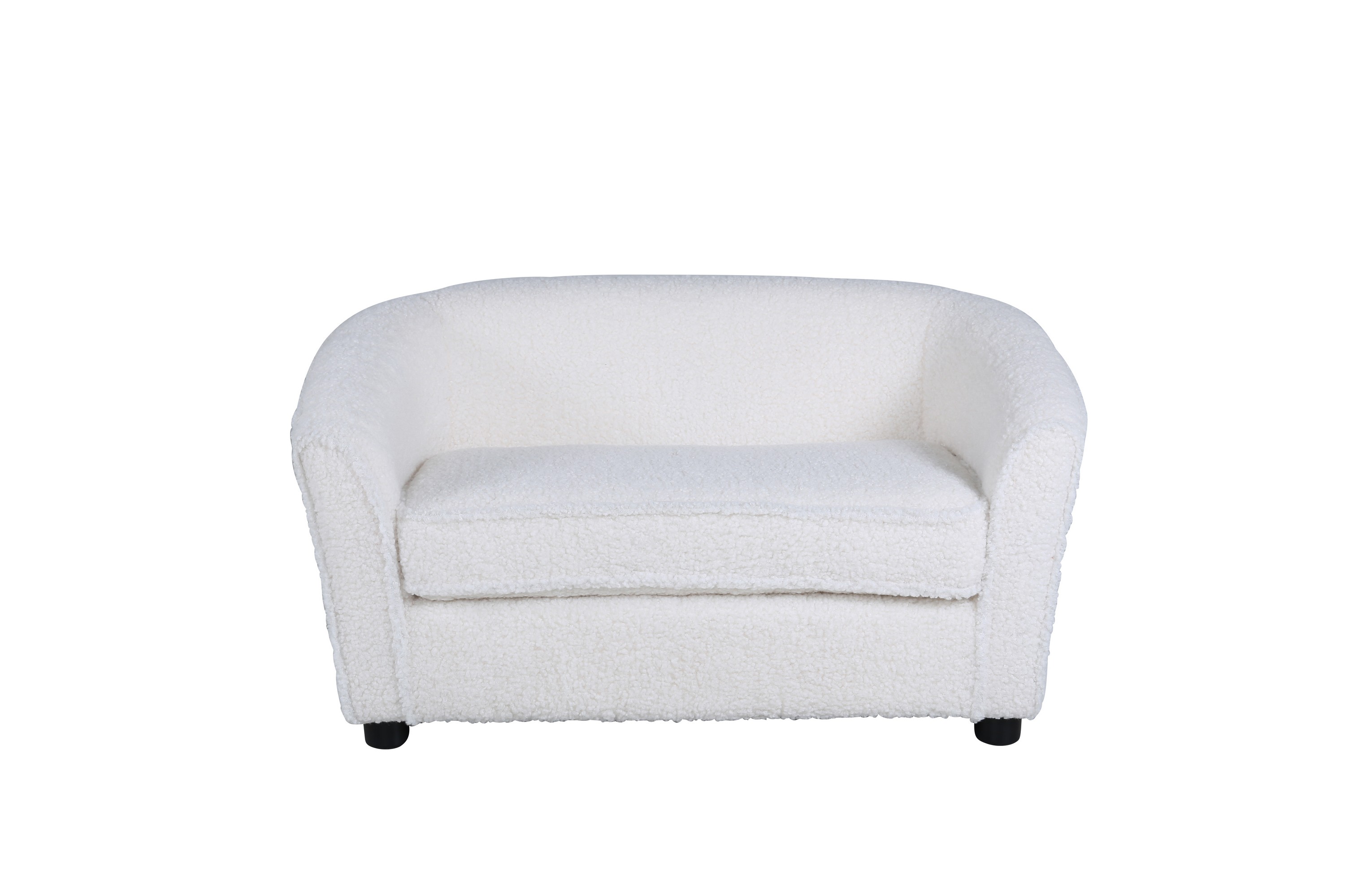 Måna Barnsoffa BoucléVit