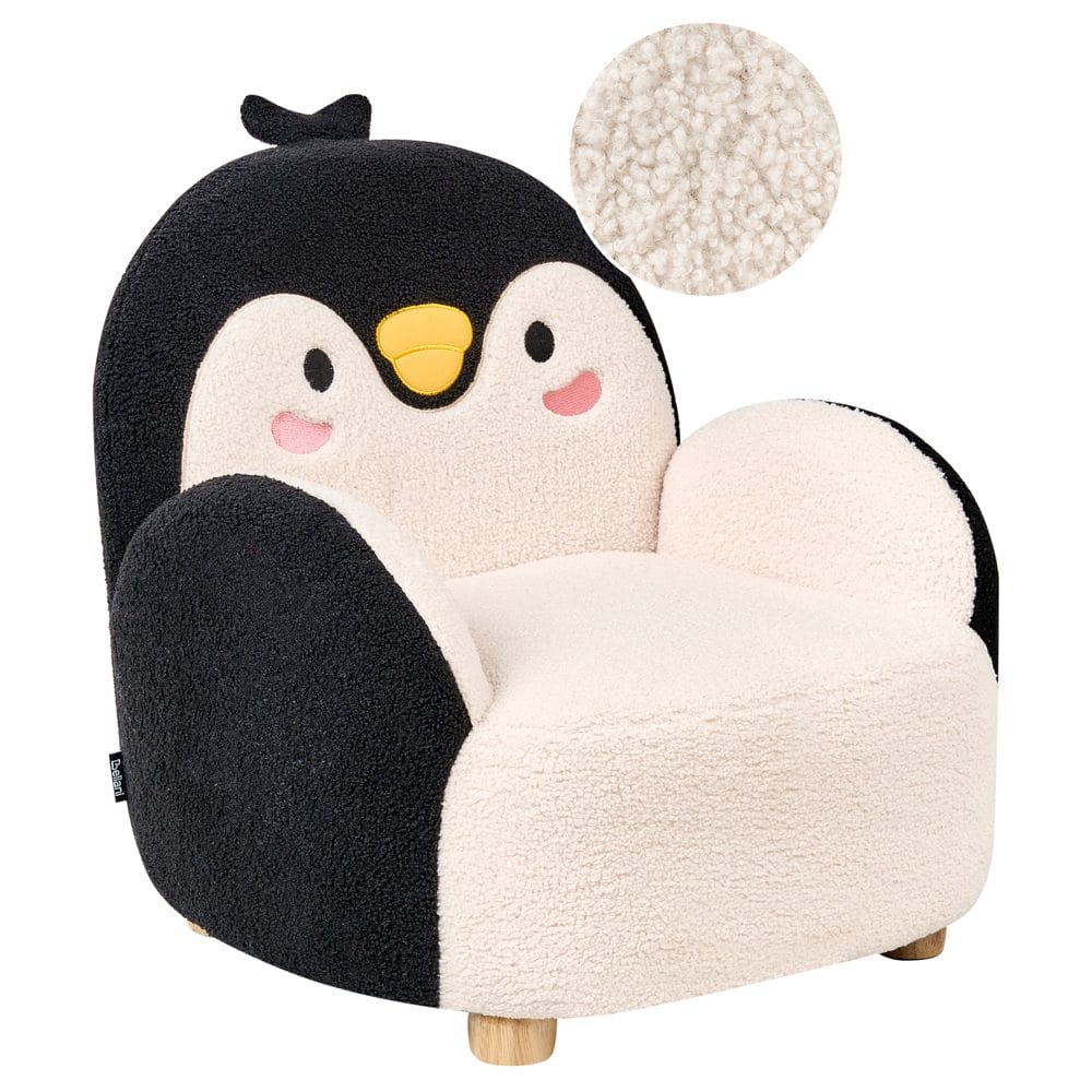 Barnf&aring;t&ouml;lj Hervik - Svart, vit, brun/50x55x60