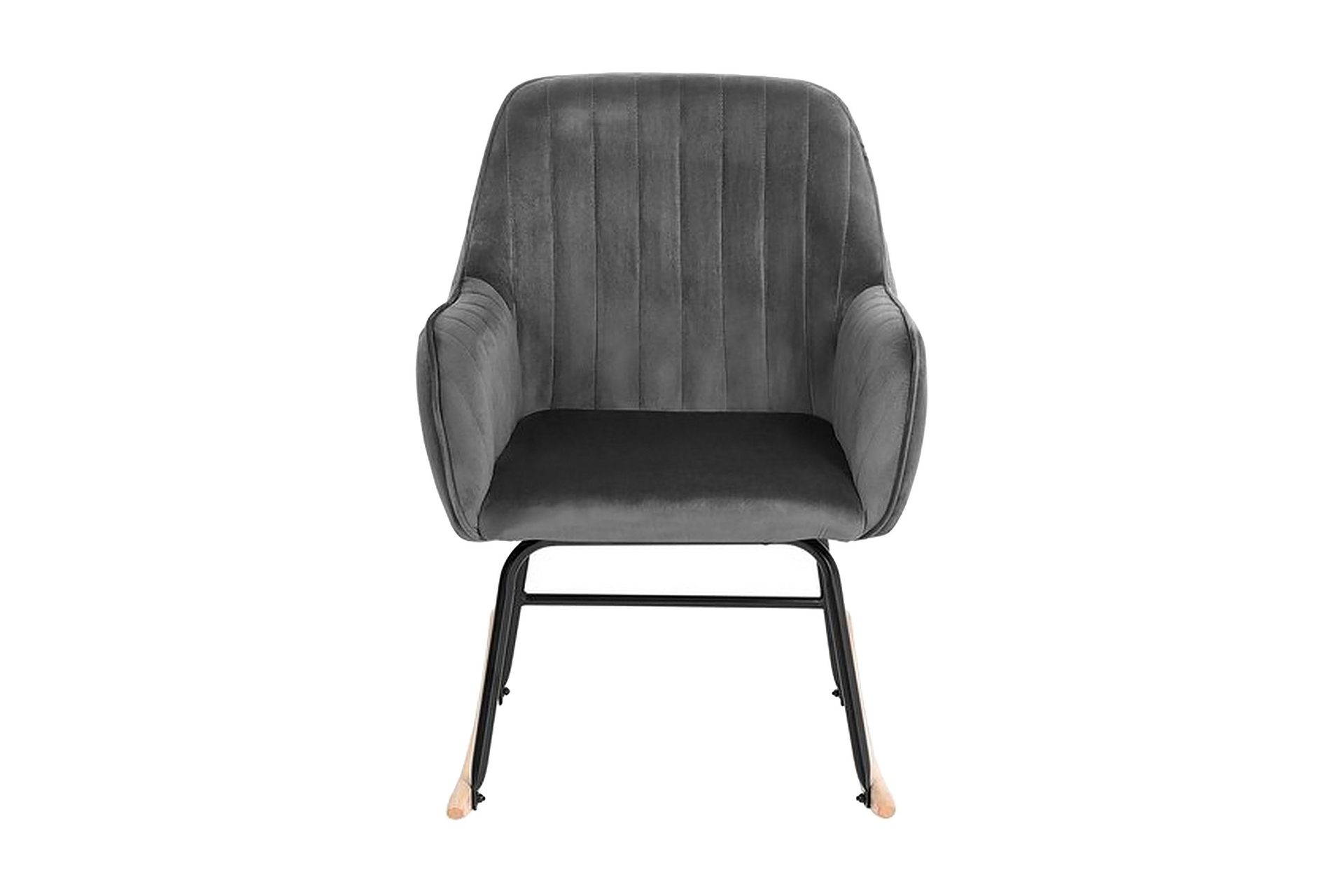 anrew gungstol sammet - grå