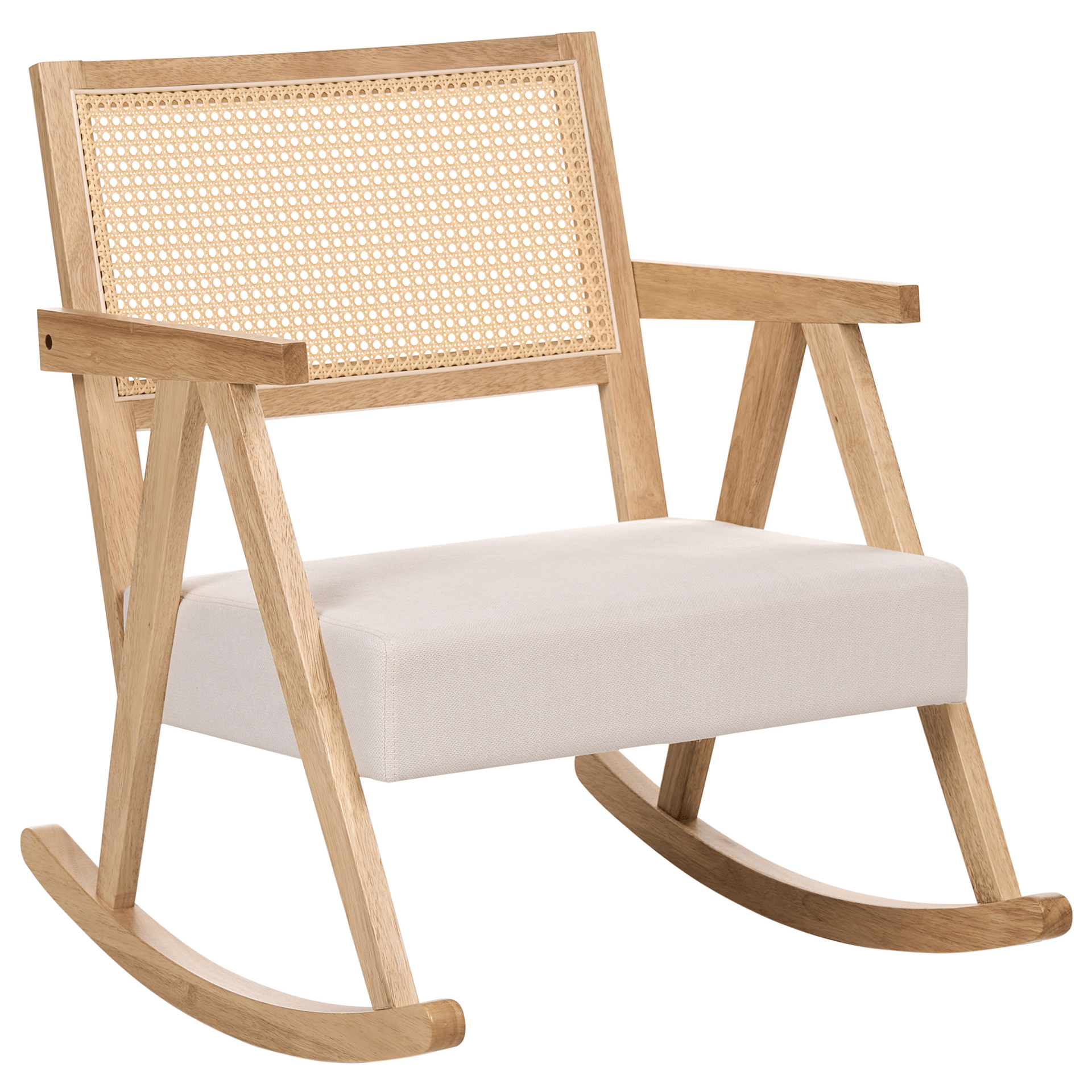 Gungstol Rya - Ljusbrun, Ljusbeige
