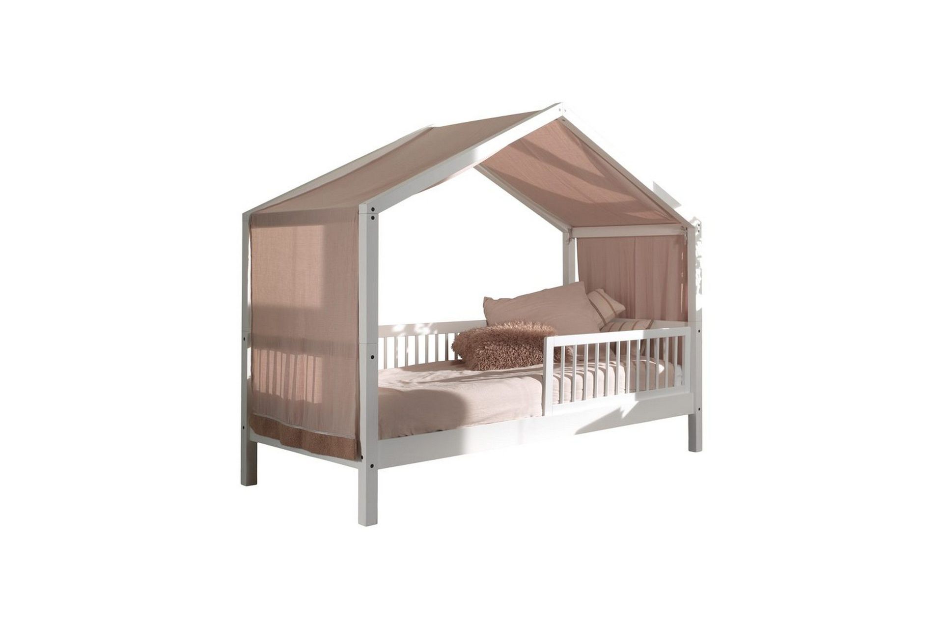 Huss&auml;ng med s&auml;kerhetsr&auml;cke textilset Forrest Vit - Vit