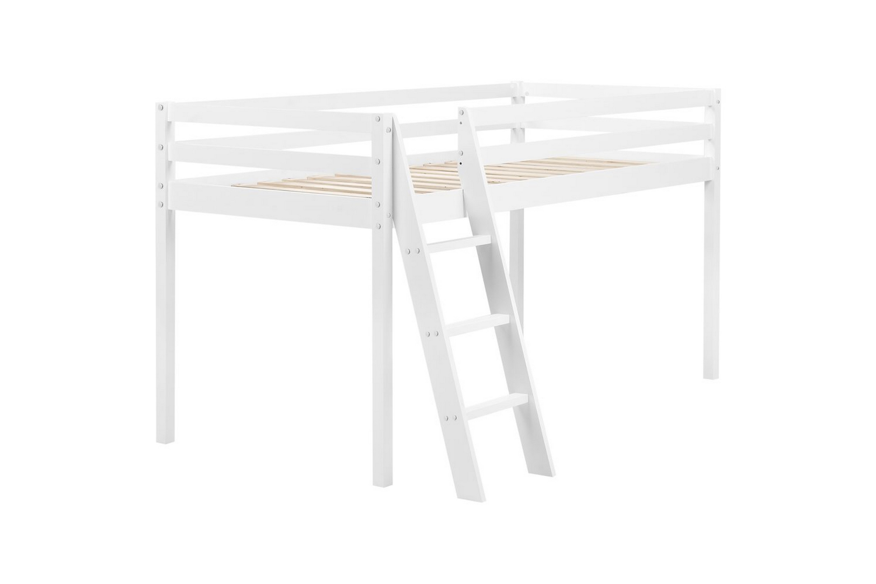 låg våningssäng ascoux - vit