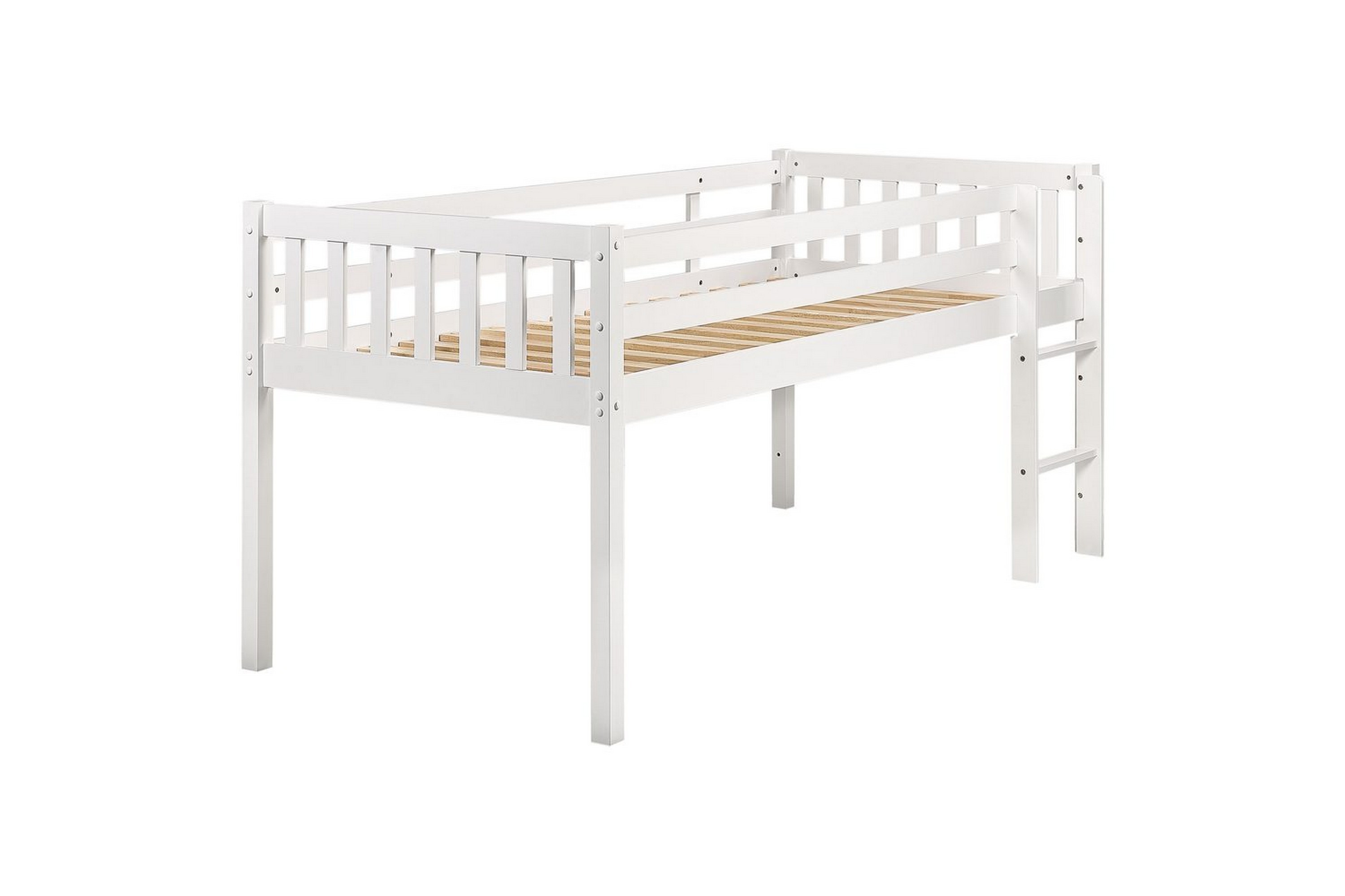 låg våningssäng peipin - vit