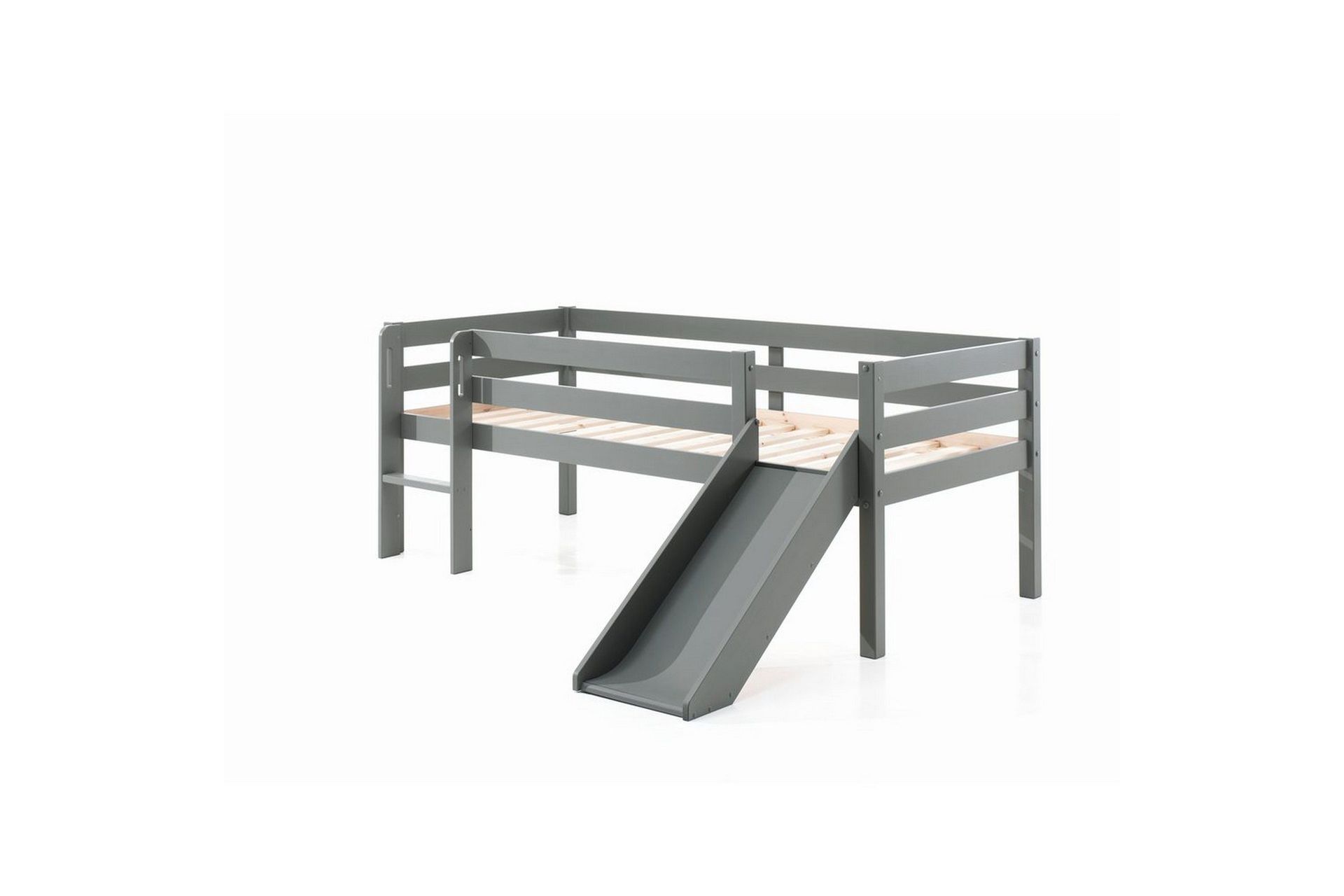 Mellanh&ouml;g s&auml;ng med rutschkana Pino Gr&aring;, 85 cm - Gr&aring;, 85 cm