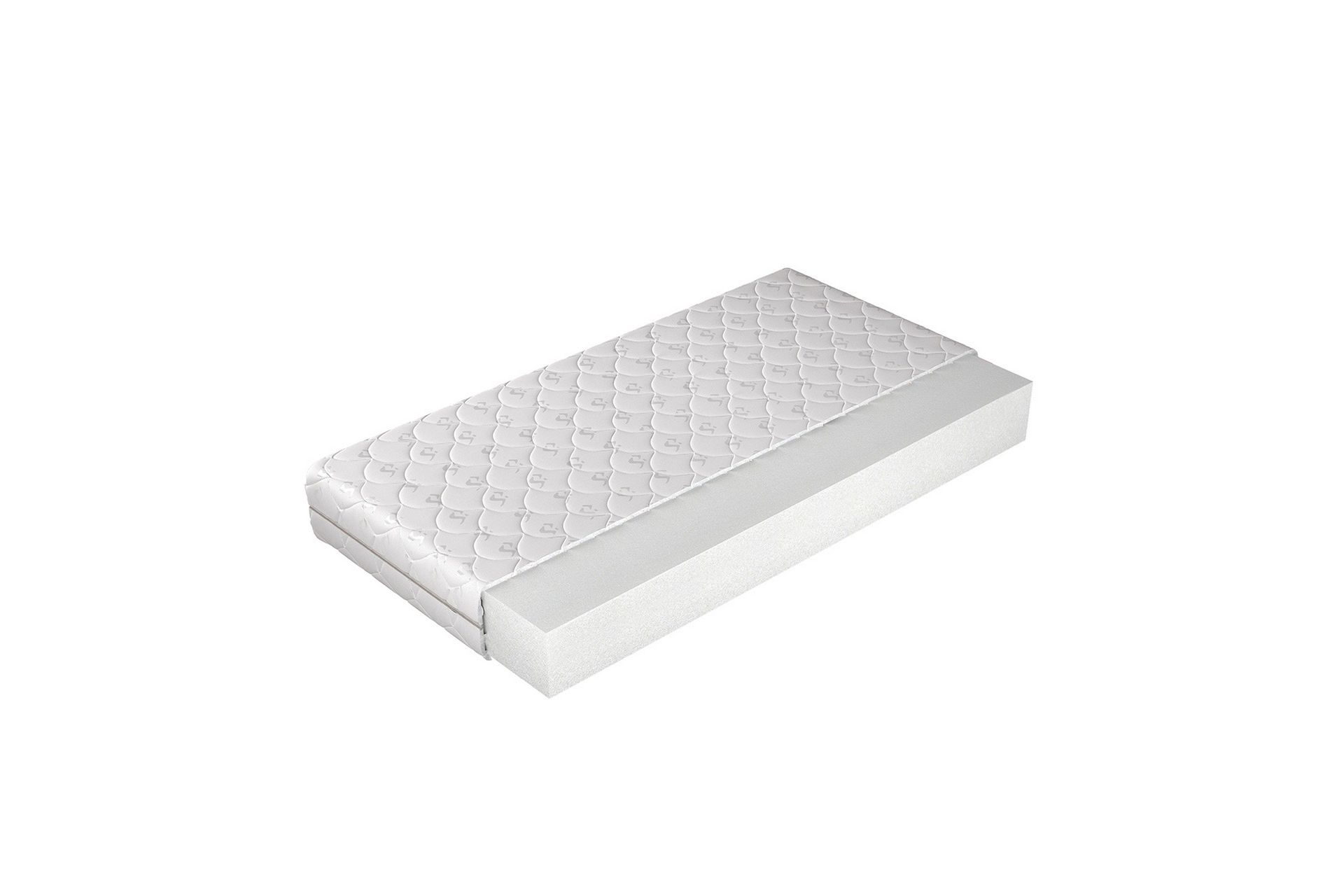 Skegrie Skummadrass 80x200 cm - Vit