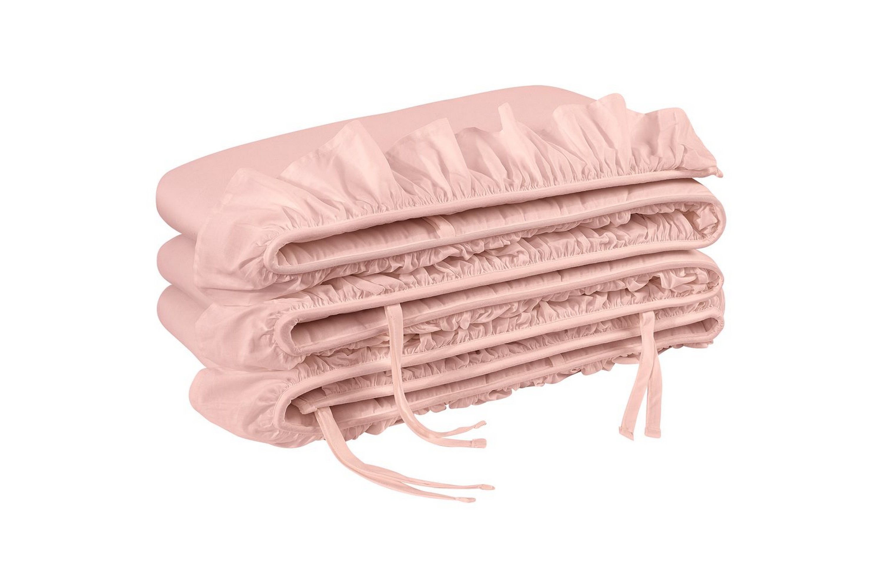 spjälskydd volang 28 x 360 cm rosa -