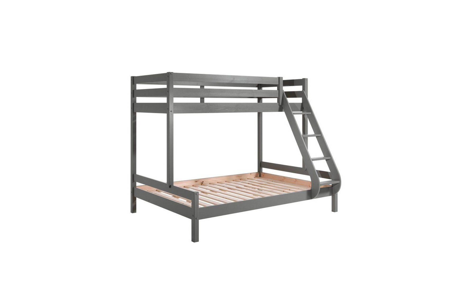 V&aring;ningss&auml;ng Pino Family 140x200 + 90x200 cm Gr&aring; - Gr&aring;